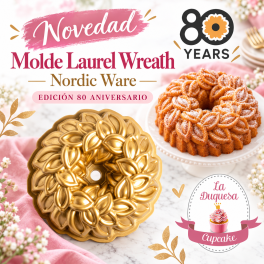 MOLDE LAUREL WREATH NORDIC WARE 80 ANIVERSARIO